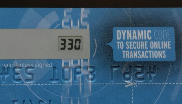 Dynamic CVV credit card