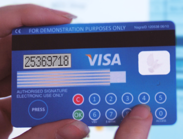 Keyboard credit card